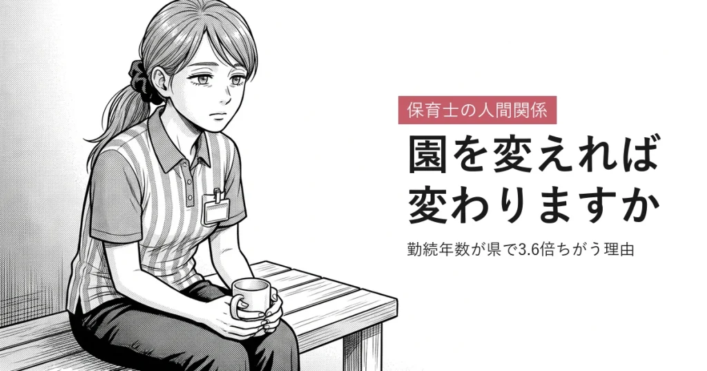 保育士の人間関係 園を変えれば変わりますか