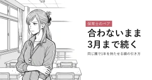 保育士のペア 合わないまま3月まで続く